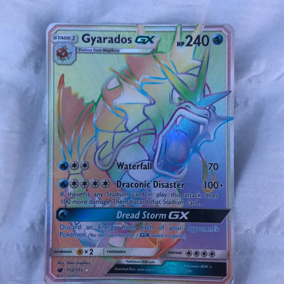 Gyarados GX rainbow rare - Picture 1 of 3